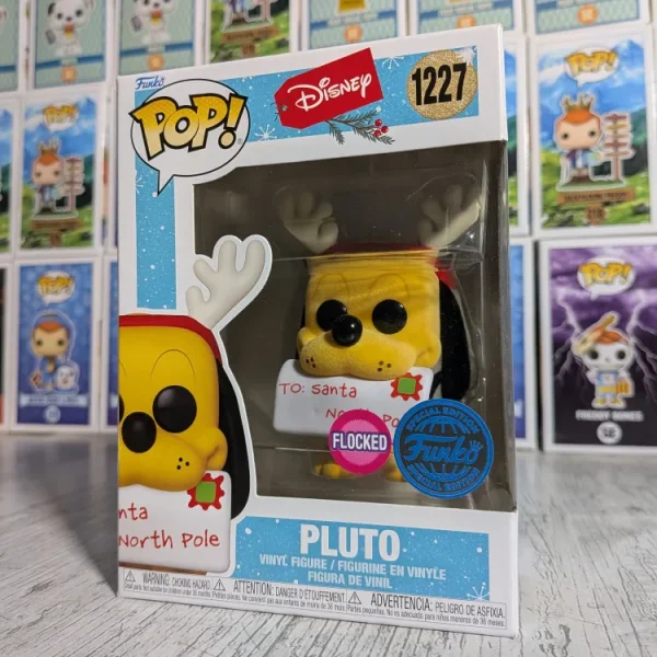 Disney #1227 – Pluto (Flocked) – Funko Pop!