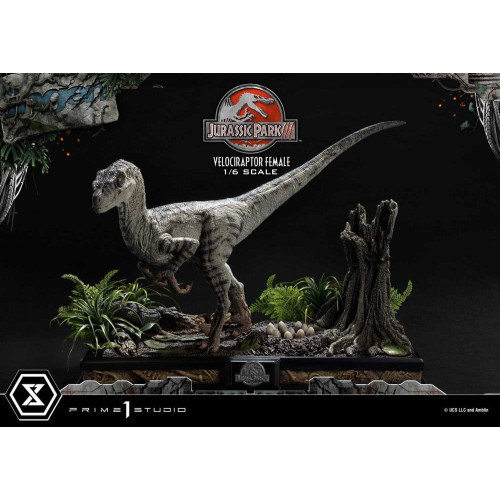 Statue – Jurassic Park III Legacy Museum Collection 1/6 Velociraptor Female Bonus Version 44 cm – PRIME 1 STUDIO