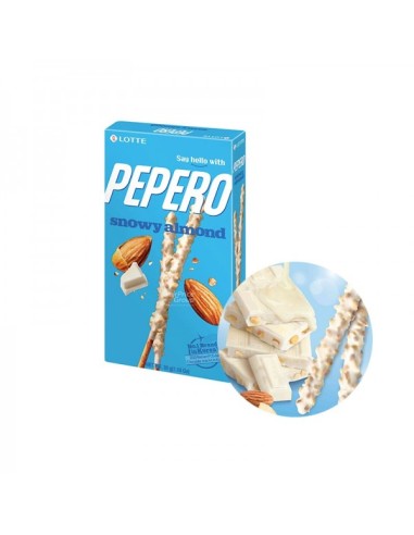 LOTTE Pepero Almendra Nevada (Halal) 32g – Collection