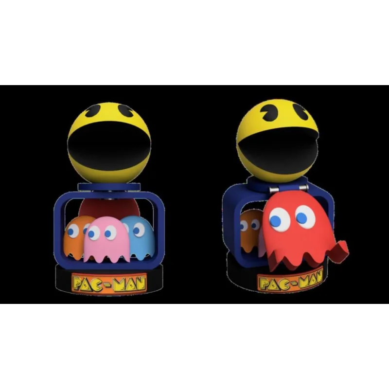 PAC-MAN – 20cm – Support Manette & Portable – Figurine