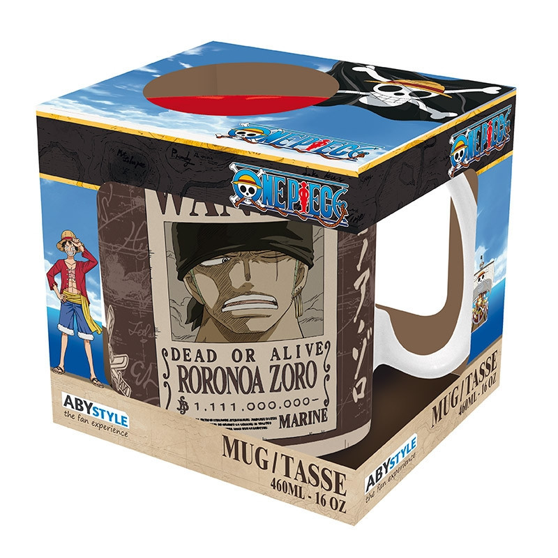 Mug – ONE PIECE XL Zoro Wanted Abystyle