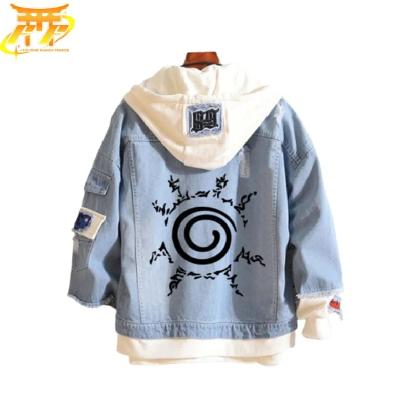 Veste en jean Sceau Kyûbi | Naruto™