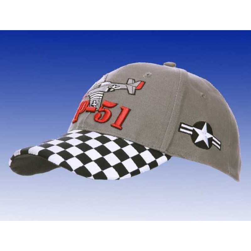 Baseball cap brodée/embroidered P51 Mustang – Collection