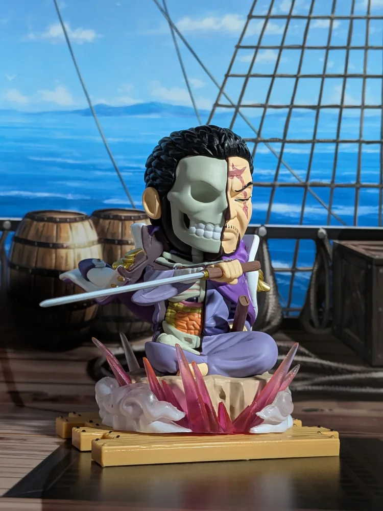 Mighty Jaxx – One Piece Freeny's Hidden Dissectibles Marines Edition | Issho / Fujitora (~10cm)