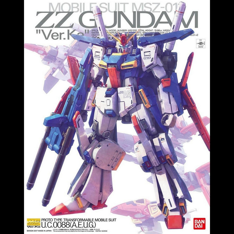GUNDAM Master Grade ZZ Gundam Version Ka Bandai – Gunpla