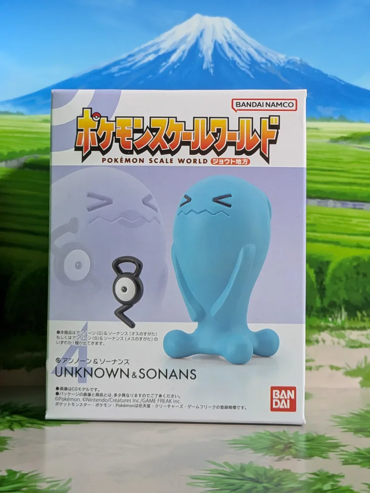 Unown & Wobbuffet (Neuf) – Zarbi & Qulbutoké – Pokémon Scale World Johto