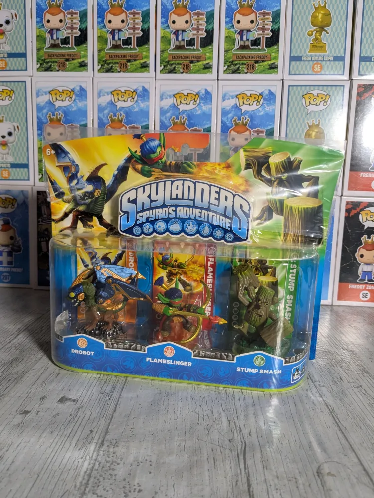 Skylanders Spyro's Adventure – Triple Pack (Drobot / Flameslinger / Stump Smash)