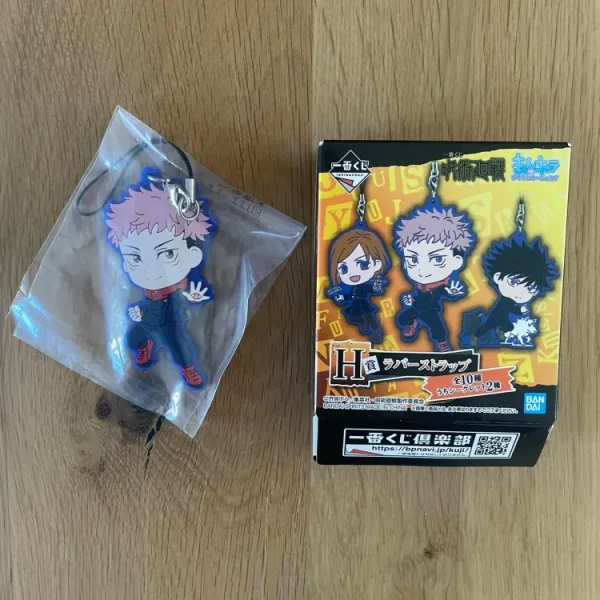 Jujutsu Kaisen – caoutchouc Itadori Yuji Ichiban Kuji Kyun-Chara Illustrations 7 cm – Porte-clés