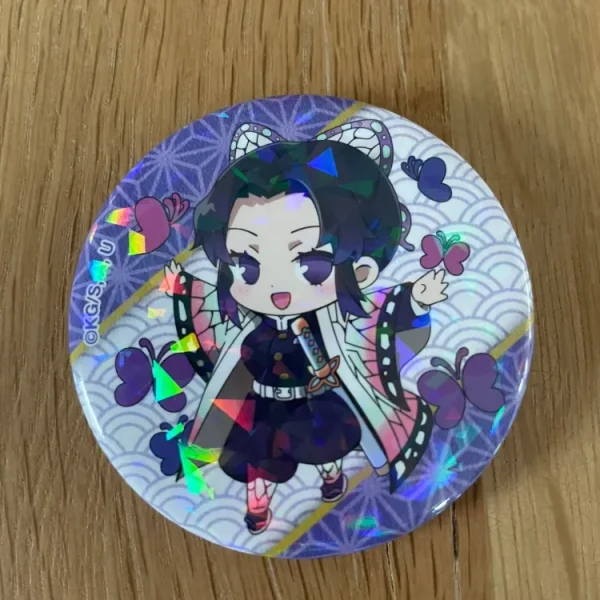 Badge Shinobu Kocho Eforume Deco vol.3 Hologram Banpresto – Demon Slayer