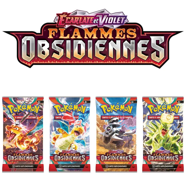 Flammes Obsidiennes – EV03 – Écarlate & Violet – Cartes Pokémon