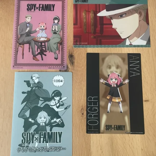 Poster A5 Anya Loid Yor Clear Visual Poster – Spy × Family