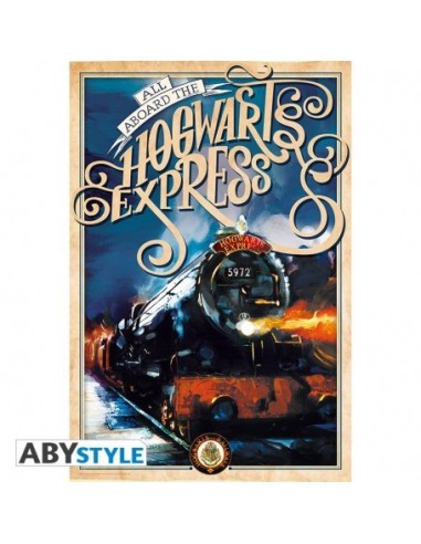Poster – Harry potter Hogwarts Express Retro 91.5x61