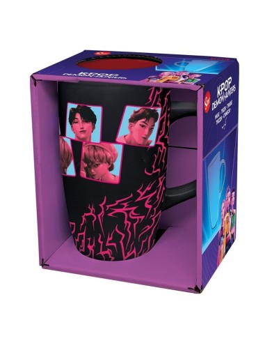 Taza Ceramica Latte 695 Ml en Caja Regalo Kpop Saja Boys – Livre