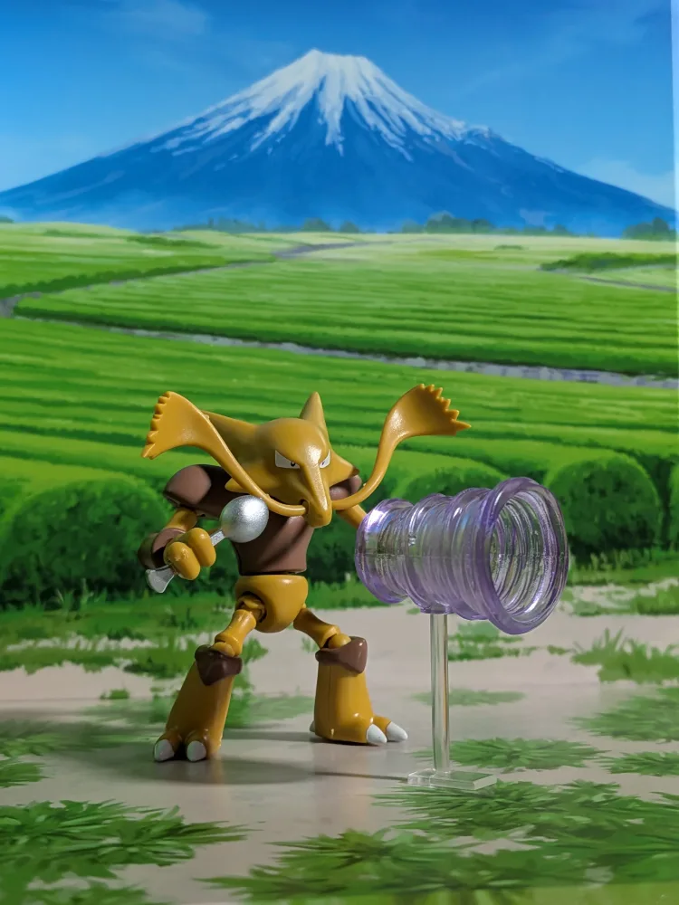 Figurine articulée Alakazam ( + Accessoire) – SHODO Pokémon 7 – Alakazam