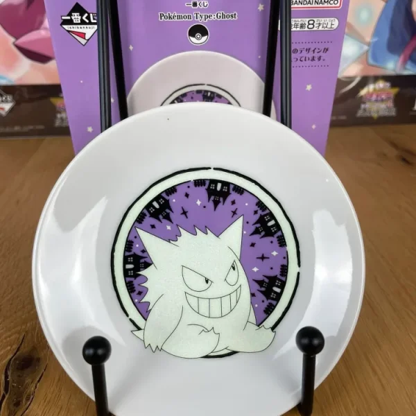 Pokémon – Assiette – en céramique Ectoplasma Ichiban Kuji Pokémon Type: Ghost 12 cm