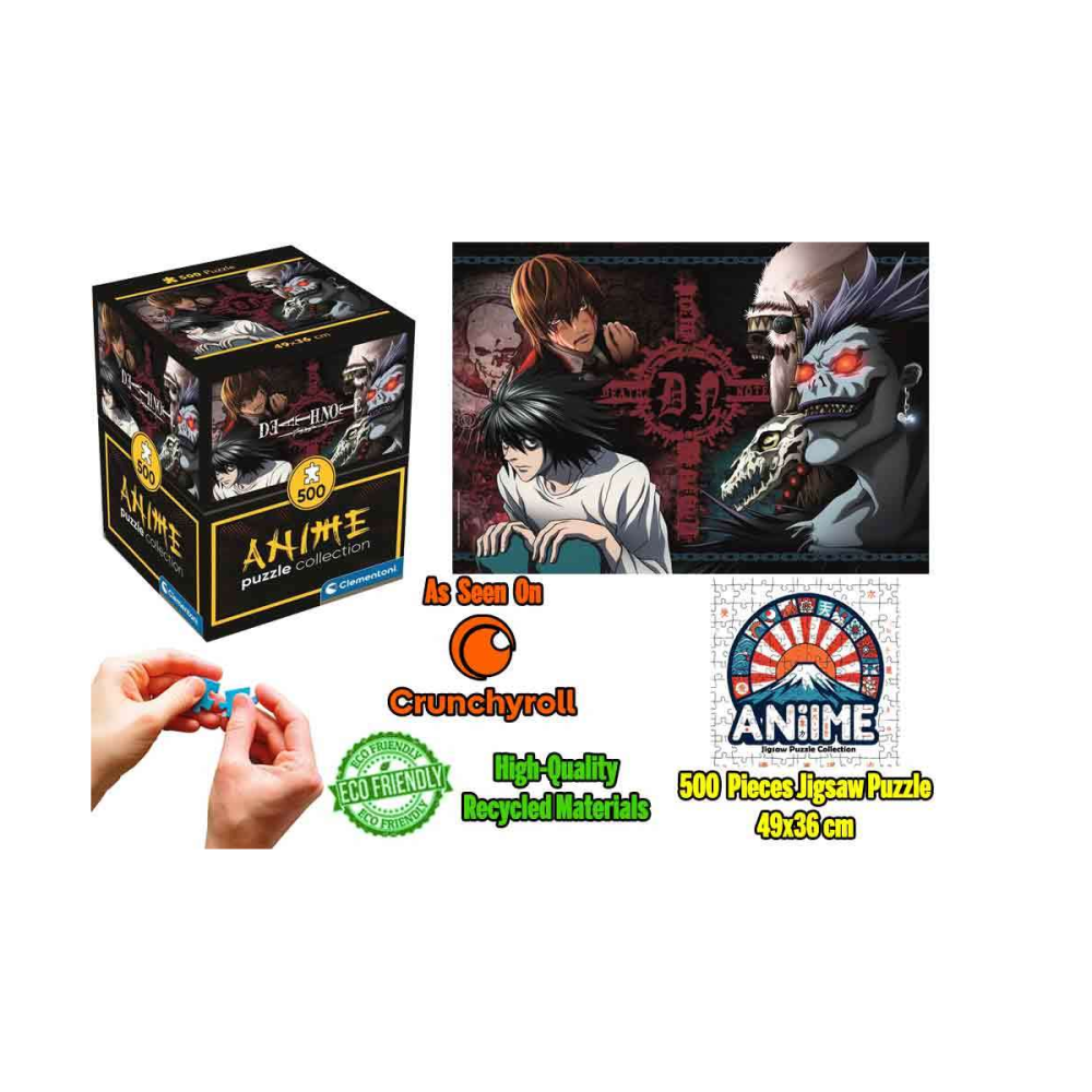 Anime Collection – Cube500 – Death Note: Logo – Jigsaw Puzzle 500 Pcs – Puzzle