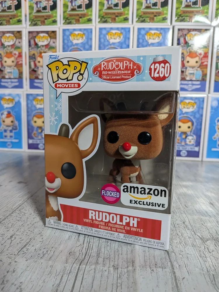 Rudolph the Red Nosed Reindeer #1260 – Rudolph (AE/Flocked) – Funko Pop!