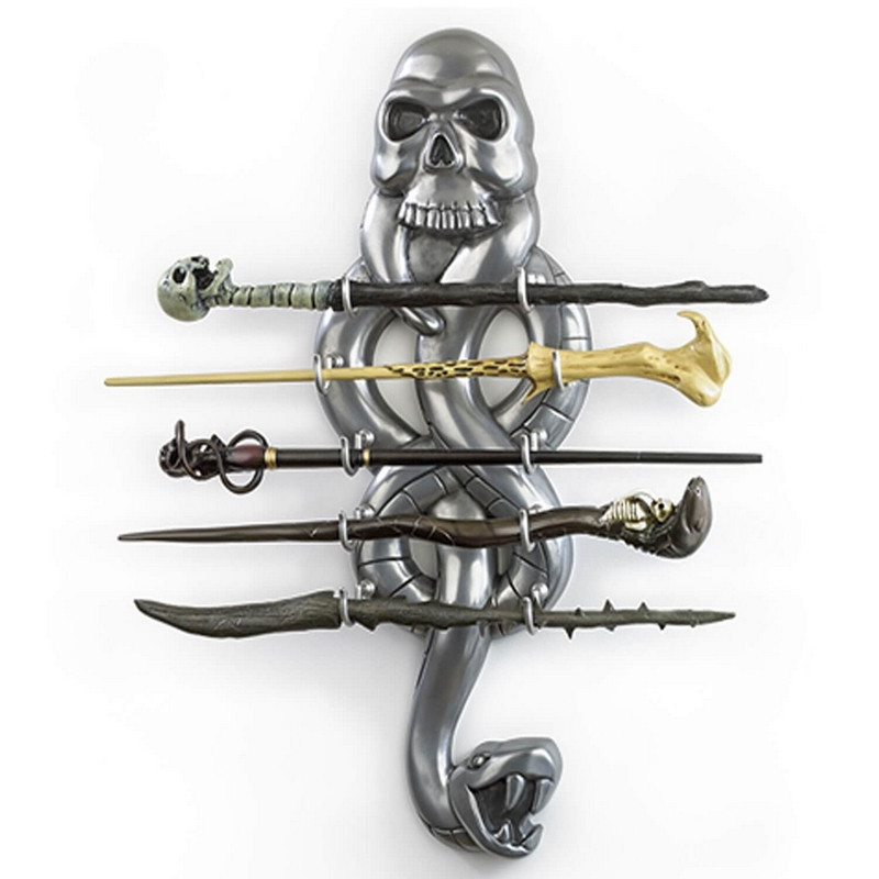 HARRY POTTER Présentoir 5 baguettes La Marque des Ténèbres Noble Collection – Collection