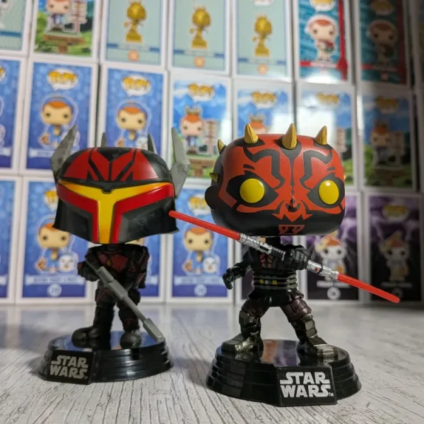 Funko Pop! – Star Wars – Darth Maul & Gar Saxon (Glow/Damaged Box/Opened)