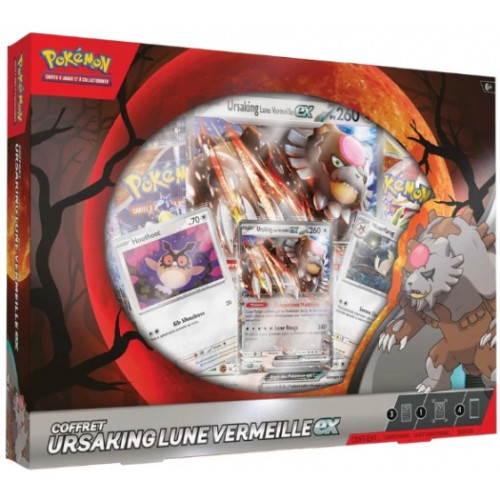 Coffret 4 boosters Ursaking Lune Vermeille-EX *Français* | Pokemon