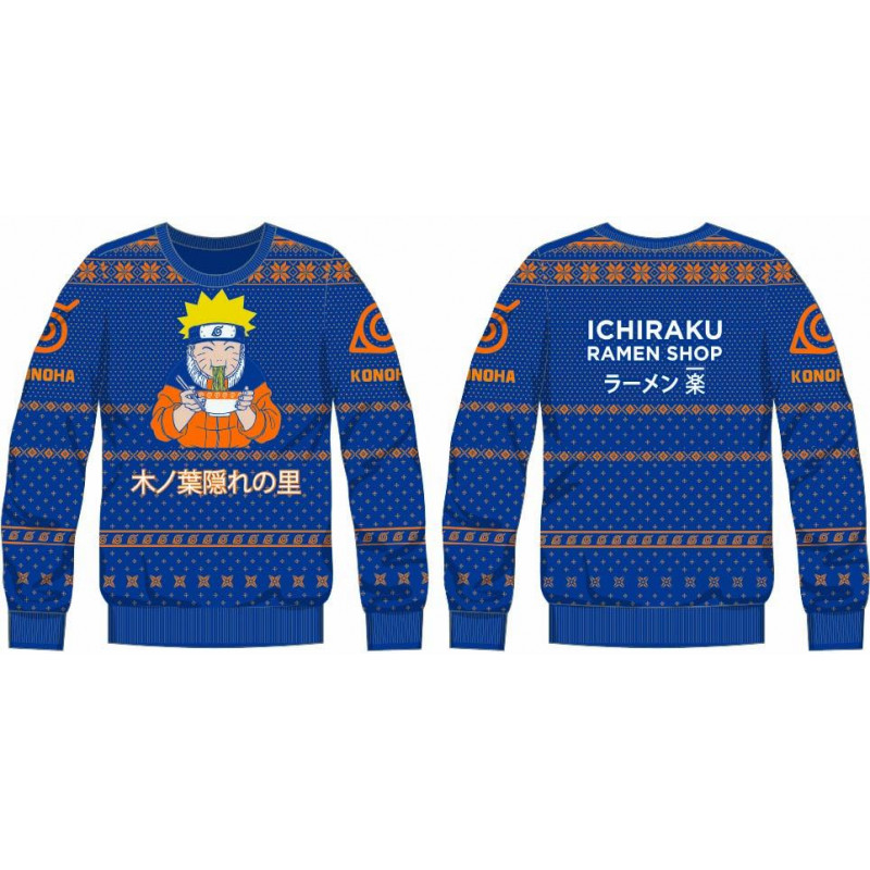 Sweater NARUTO – Ichiraku Ramen Shop · Pull de Noël Homme