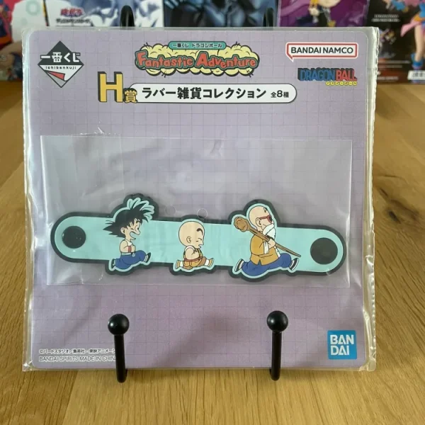 Ichiban Kuji Fantastic Adventure Lot H – Goku, Krillin & Muten Roshi Rubber Cable Tie 14 cm – Dragon Ball