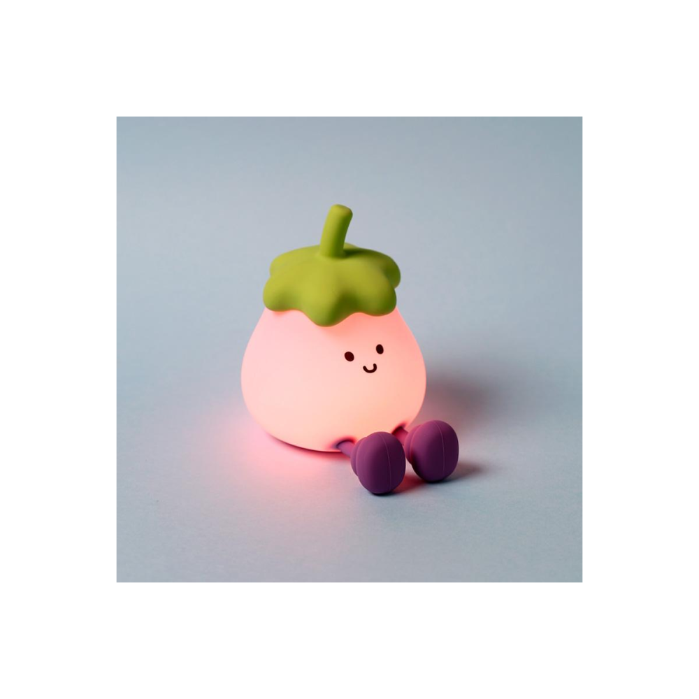 Lampe Rechargeable & Support Téléphone 13cm – KAWAII – Aubergine