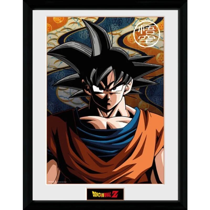 Poster – Dragonball Z encadré Son Goku 45 x 34 cm