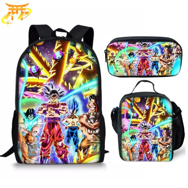 Cartable avec Trousse et Sacoche Tournoi du Pouvoir – Dragon Ball Z™