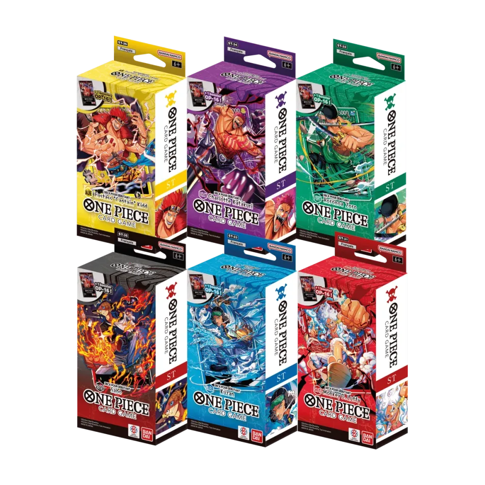 Set 6 Deck 31-36 débutant version FR | One Piece