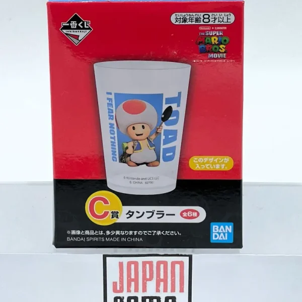 ICHIBAN KUJI – Lot C Verre Plastique Toad | Super Mario