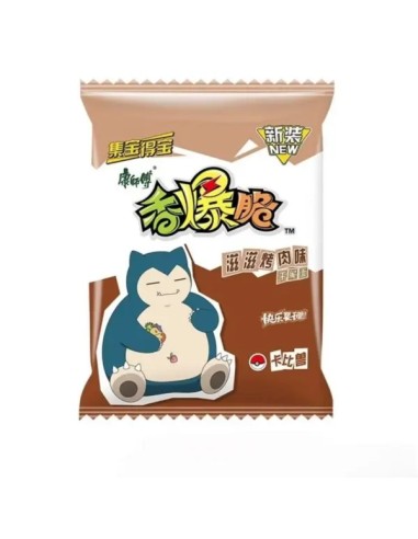 Snack Trigo Crujiente Sabor Barbacoa Picante Pokémon Master Kong 33 g – Collection