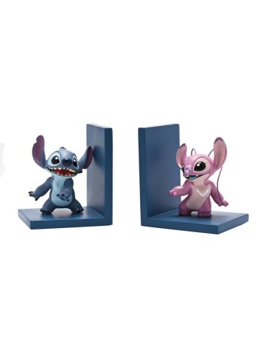 Sujetalibros Stitch y Angel