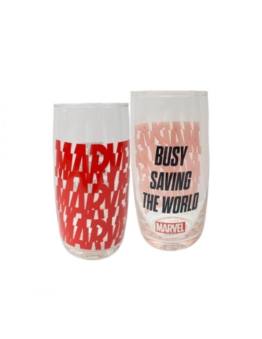 Vaso MARVEL Logo de Cristal – Comic