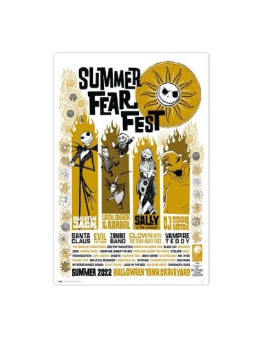 Disney Pesadilla Antes de Navidad Summer Fear Fest – Poster