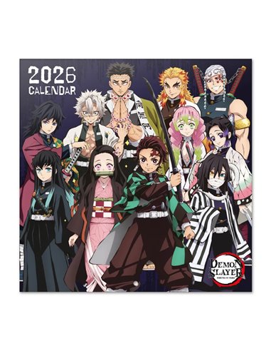 Calendario 2026 30x30 Demon Slayer – Manga
