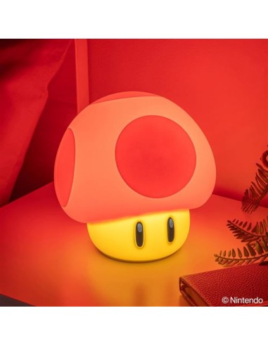 Lampara Squishy Recargable de Silicona Seta Mario