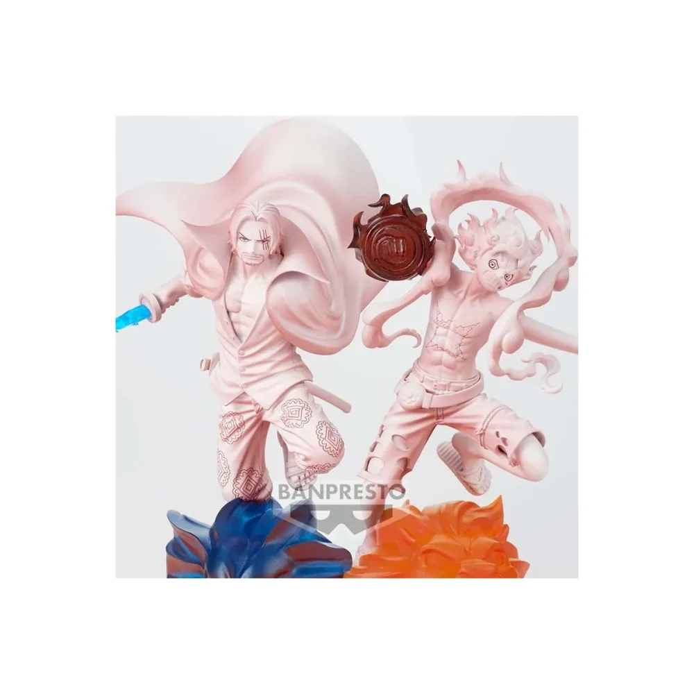 One Piece – Set 2 Luffy Gear 5 et Shanks – Figurine