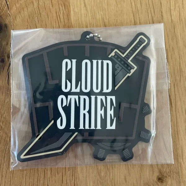 Porte-clés – Final Fantasy – Cloud Strife Rubber 7 cm