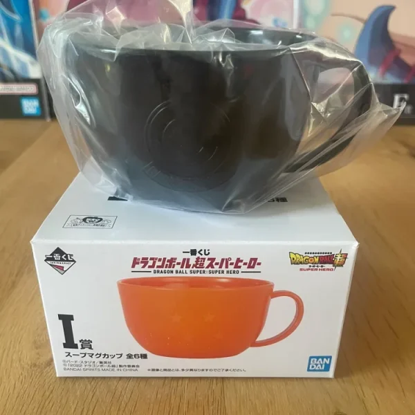 Mug – Dragon Ball Super: Super Hero – plastique noir Capsule Corp Ichiban Kuji (Prize I)
